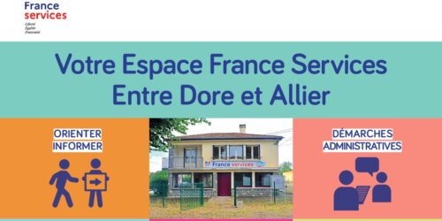 Nouveau : un espace France Services Entre Dore et Allier