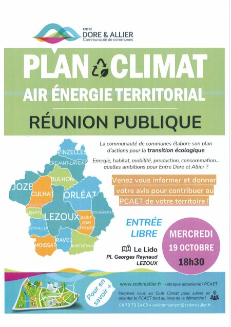 Plan climat : participez à la réunion d’info