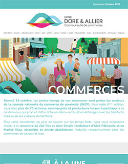 Newsletter Commerces - Octobre 2023