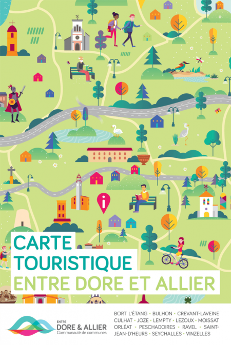Demandez la carte touristique Entre Dore et Allier !