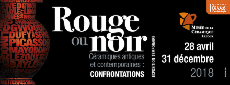 Exposition Rouge ou noir. Céramiques antiques et contemporaines : Confrontations