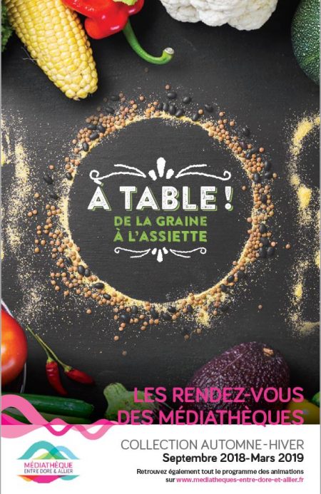 A table ! Découvrez la nouvelle saison culturelle de la médiathèque