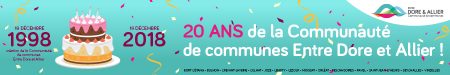 20 ans pour la communauté de communes Entre Dore et Allier