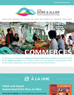 Newsletter Commerces - Octobre 2018