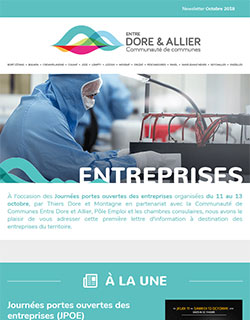 Newsletter Entreprises - Octobre 2018