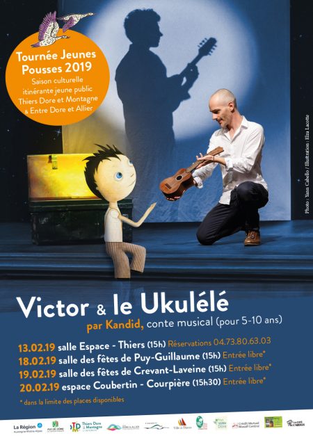 Saison culturelle les jeunes pousses : Spectacle Victor et le ukulélé