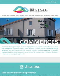 Newsletter Commerces - Avril 2019