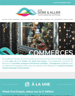 Newsletter Commerces - Décembre 2019