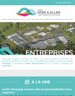 Newsletter Entreprises - Janvier 2020