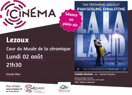 Ciné de plein air : Lalaland le 2 août