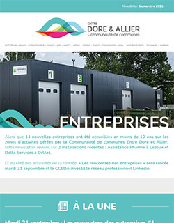 Newsletter Entreprises - Septembre 2021