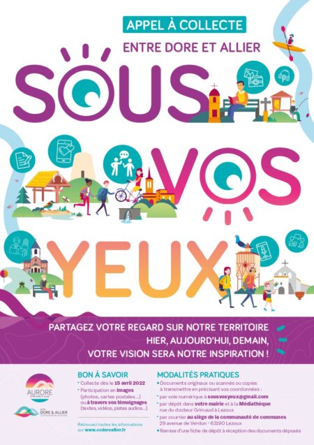 Partagez votre regard sur Entre Dore et Allier