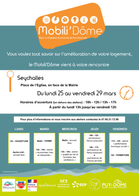 Le Mobili’Dôme fait étape  à Seychalles