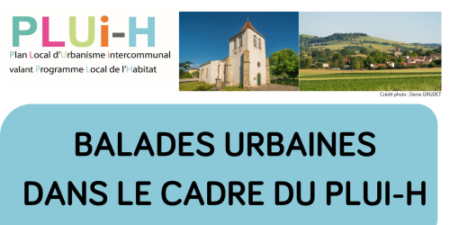 Des balades urbaines dans le cadre du plan local d’urbanisme Entre Dore et Allier