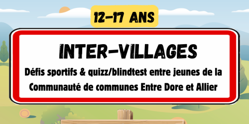 Inter villages pour les 12- 17 ans