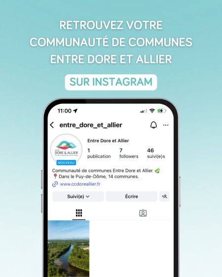 La Communauté de communes est sur Instagram !