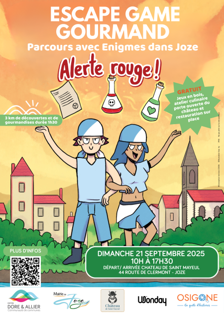 Nouveau :  les Escape Game Gourmand Entre Dore et Allier
