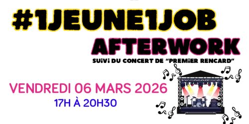 Un afterwork pour le  forum 1 jeune 1 job