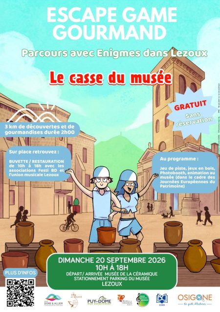 Escape game gourmand à Lezoux