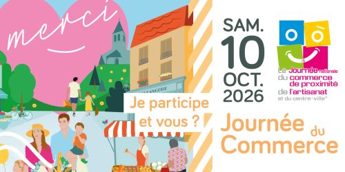 Prochaine journée du commerce sous le signe du « Merci »