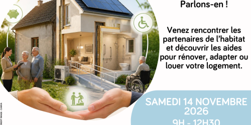 Un projet pour votre logement ? Parlons-en  le 14 novembre !