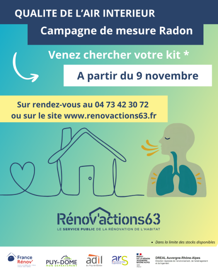 Qualité de l’air intérieur : participez à la campagne de mesure Radon