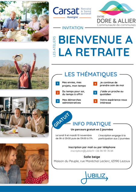 Bienvenue à la retraite : 2 journées pour préparer cette étape